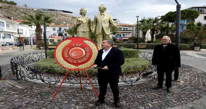 İsmet İnönü Çeşme’de anıldı