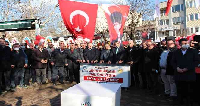 Çan Belediyesi Aşıklar mesire alanı temel atma töreni düzenlendi