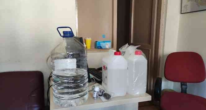 Kırklareli’nde 645 litre kaçak içki ele geçirildi