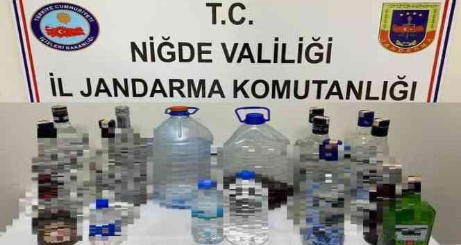 Jandarmadan sahte içki operasyonu