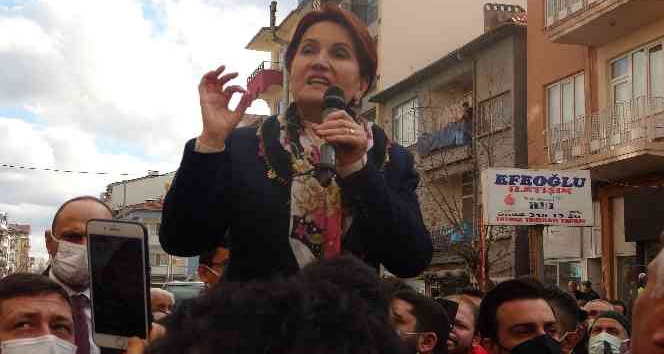 Uşak’ta Akşener’e şok protesto