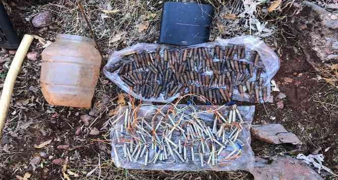Tunceli’de çok sayıda mühimmat ele geçirilirken, 1 şüpheli gözaltına alındı
