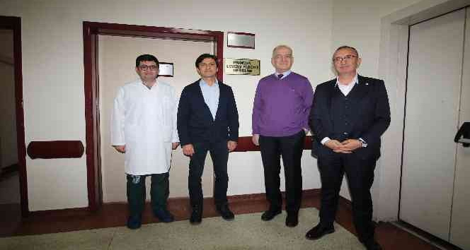 GAÜN Hastanesi’ne “Prof. Dr. Levent Elbeyli dersliği” açıldı