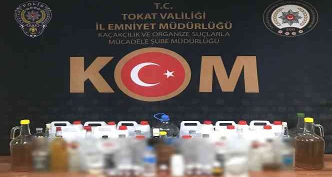 Tokat’ta yılbaşı öncesi sahte alkol operasyonu