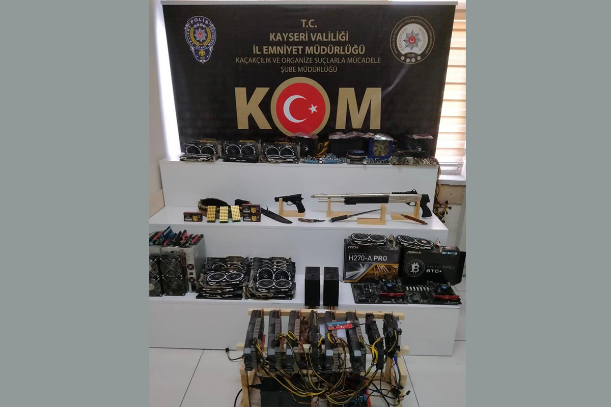 Kayseri&#039;de bitcoin üretim tesislerine operasyon: 6 gözaltı