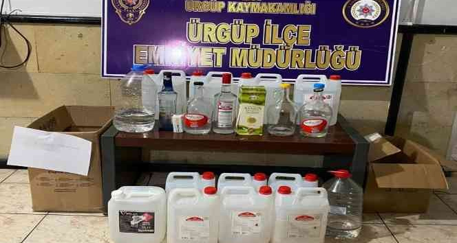 Ürgüp’te yılbaşı öncesi sahte alkol denetimi