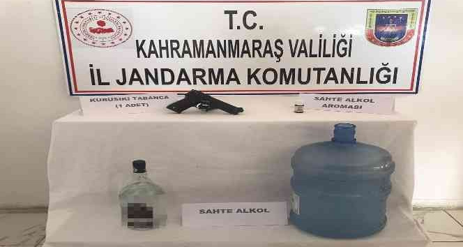 Kahramanmaraş’ta sahte içki operasyonu