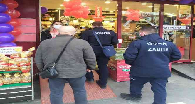 Uşak’ta zabıta ekipleri yılbaşı öncesi marketleri denetledi
