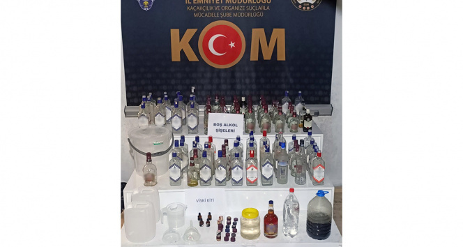 Trabzonda gerçek olmayan içki operasyonu