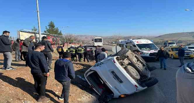 Siirt’te trafik kazası: 1 yaralı