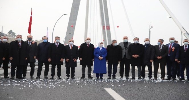 720 milyon lira maliyetli yeni Kömürhan Köprüsü açıldı