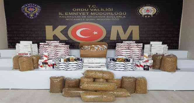 Ordu’da kaçak tütün mamüllerine geçit yok