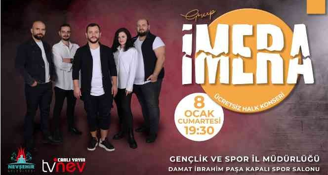 Yeni yılın ilk konser heyecanı Grup İmera ile yaşanacak