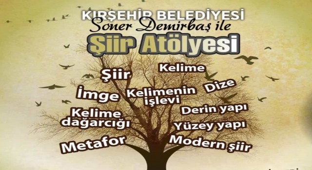 Belediye şiir atölyesi 2022 yılı kayıtlarını sürdürüyor