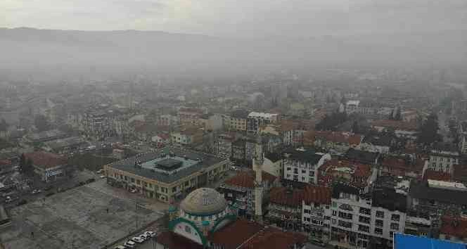 Burdur güne sisle uyandı
