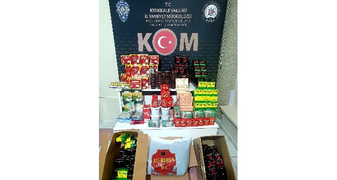 Kırıkkale’de 270 adet kaçak kozmetik ürün ele geçirildi