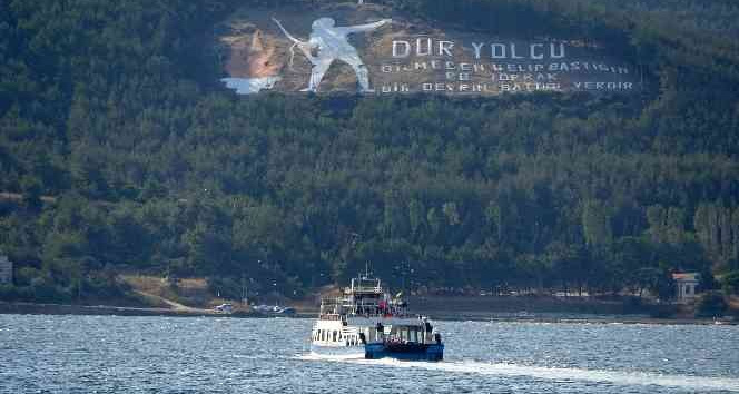 Çanakkale’de ada seferlerine fırtına engeli