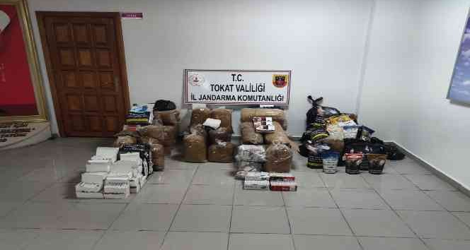 Tokat’ta kaçak tütün operasyonu