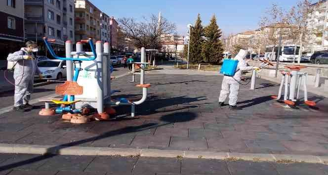 Kırıkkale’de dezenfeksiyon çalışmaları sürüyor