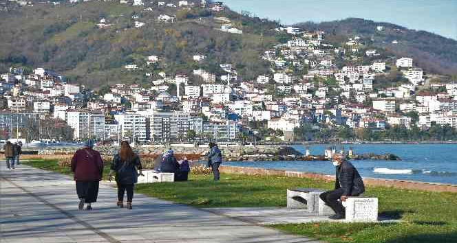 Ordu’da kış mevsiminde yalancı bahar