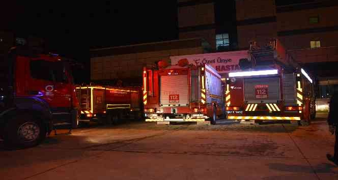 Ordu’da özel hastanede yangın paniği