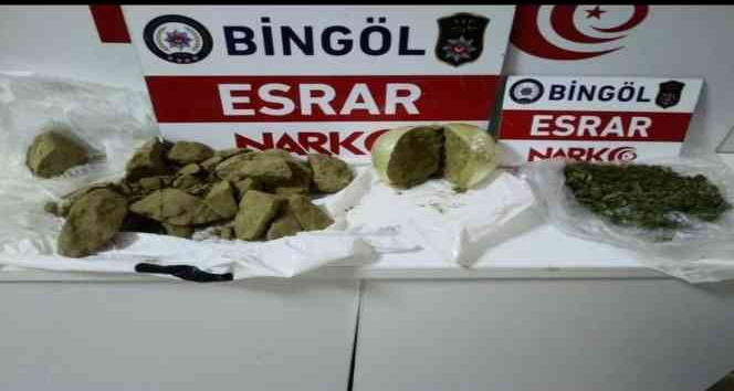 Bingöl’de uyuşturucuyla mücadele sürüyor