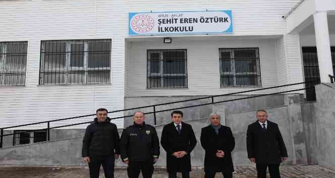 Şehit Eren Öztürk’ün ismi okulda yaşatılacak
