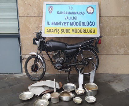 Kahramanmaraş’ta 4 hırsızlık şüphelisi yakalandı