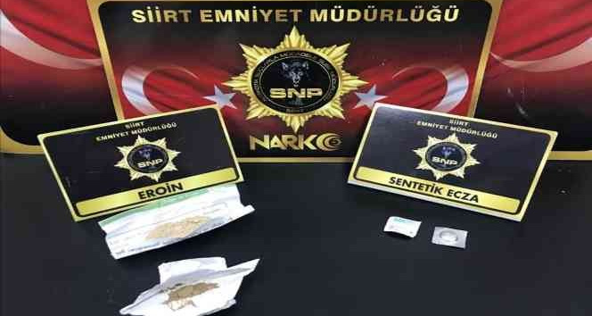 Siirt’te bir şahıs üzerinde uyuşturucu madde ele geçirildi