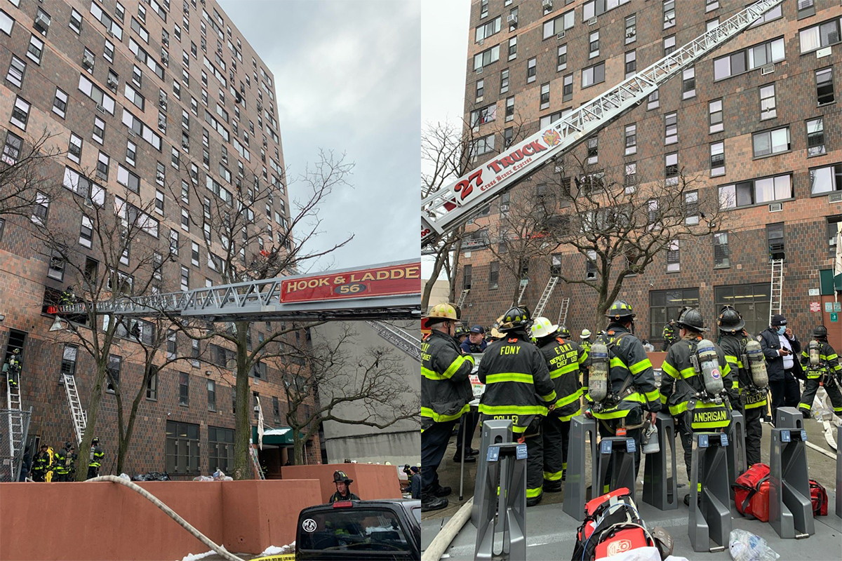 ABD'de 19 katlı apartmanda yangın: 54 yaralı
