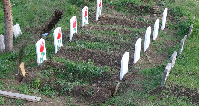 Trabzonda mezar taşlarını çalan mermerci ustası çıktı