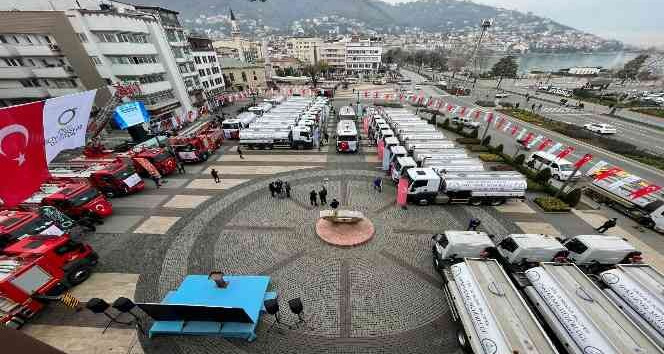 Ordu Büyükşehir araç filosunu güçlendirdi
