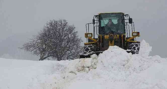 Bingöl’de kar nedeniyle kapalı olan 13 köy yolunda çalışma sürüyor