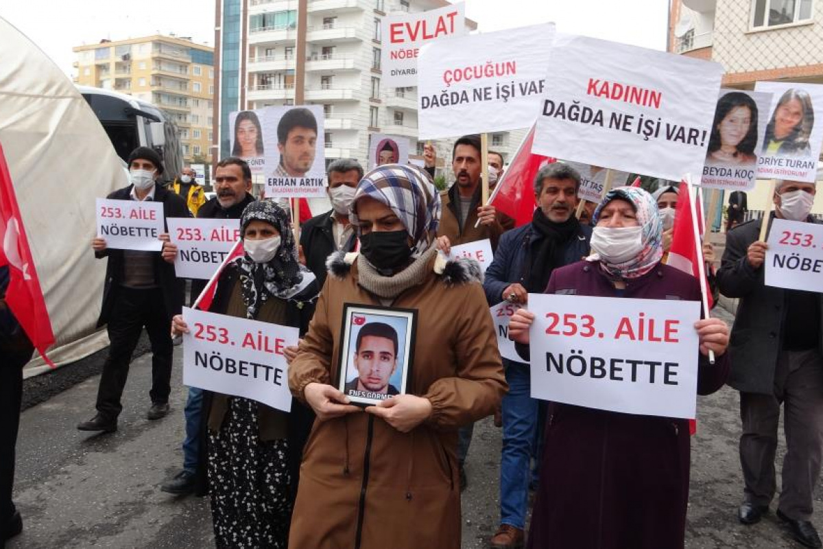 Diyarbakır'da evlat nöbetinde olan ailelerin sayısı 253'e yükseldi