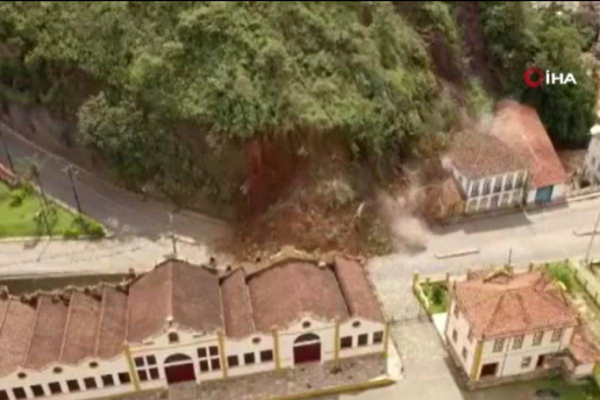 Brezilya'da toprak kayması