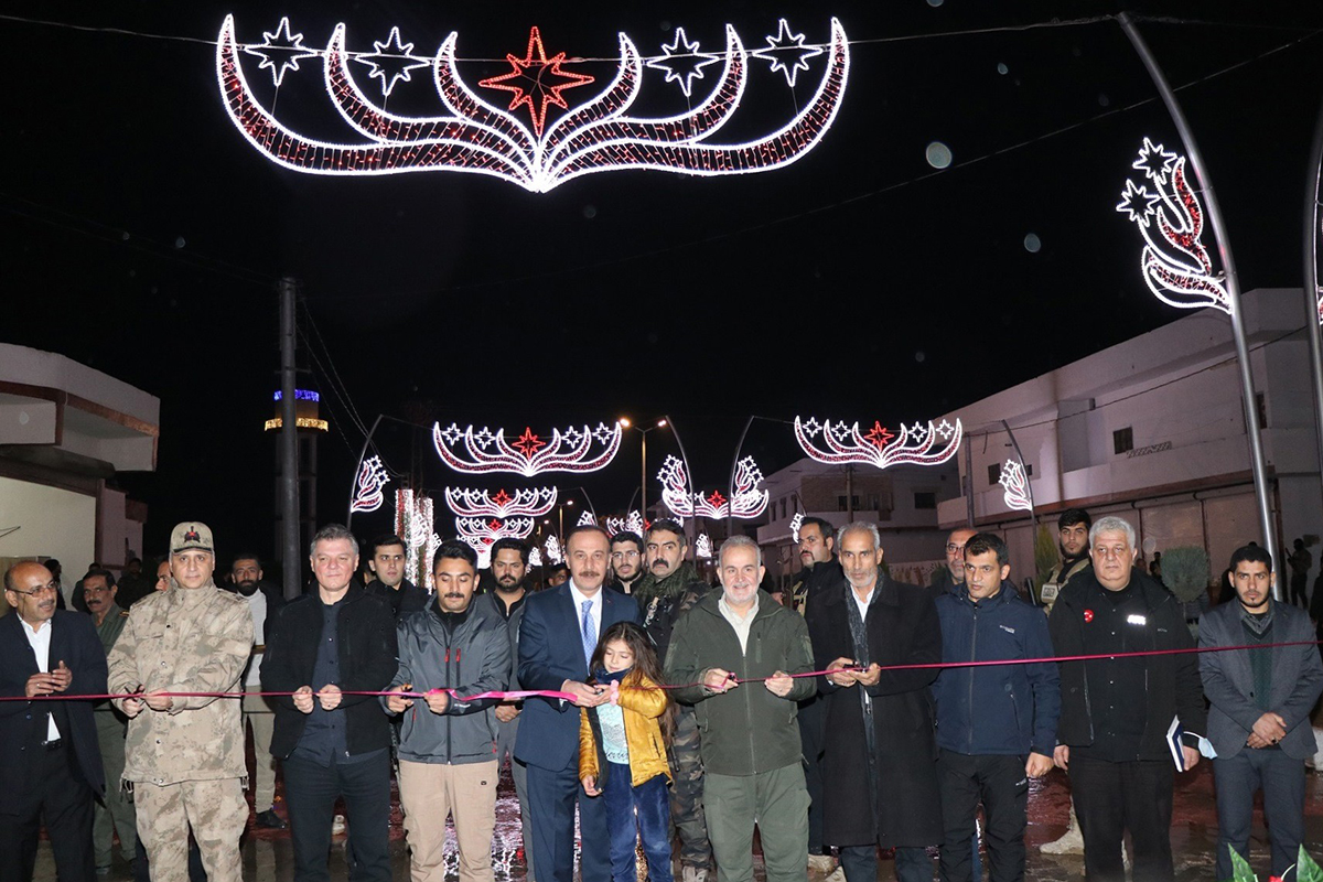 Tel Abyad'da 'Barış Pınarı Caddesi' hizmete açıldı