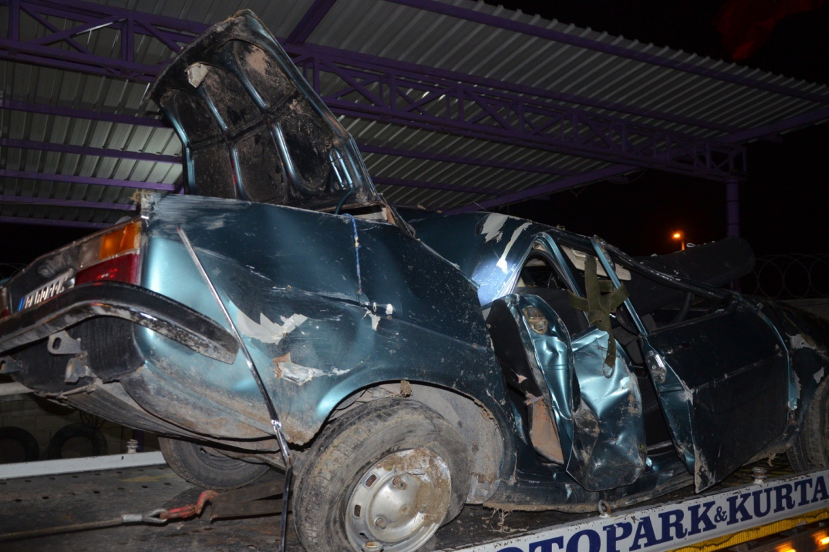Konya'da otomobil takla attı: 1 ölü, 3 yaralı
