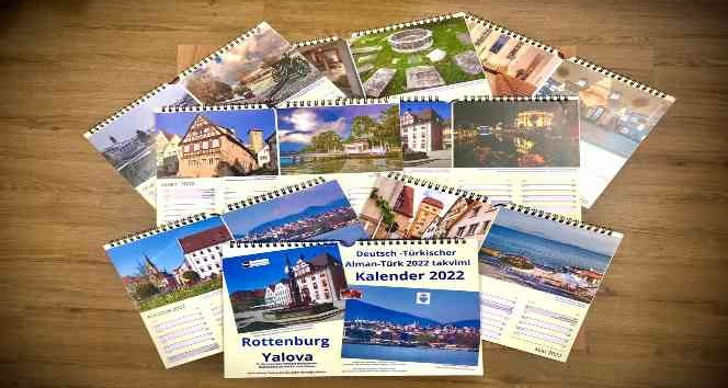 Kardeş şehir Rottenburg’tan Yalova’ya özel takvim