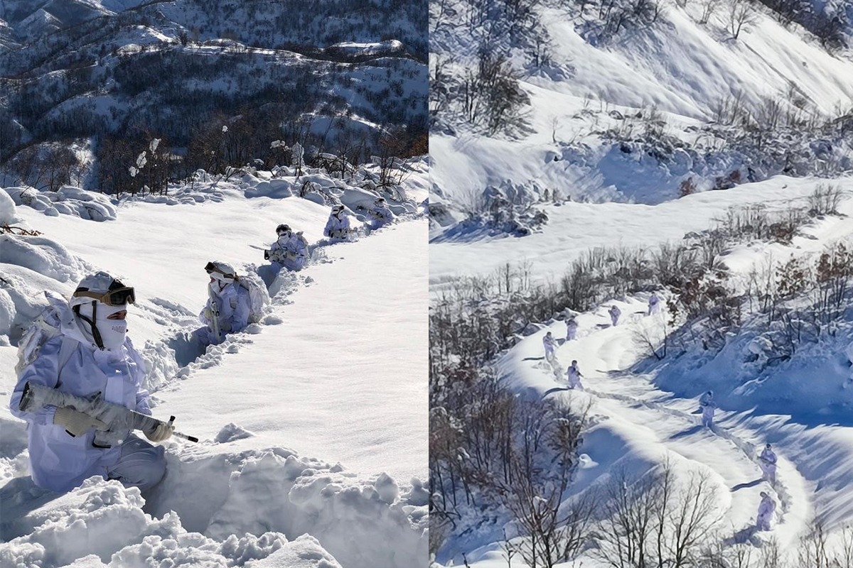 Tunceli'de Eren Kış-6 operasyonu zorlu kış şartları altında devam ediyor