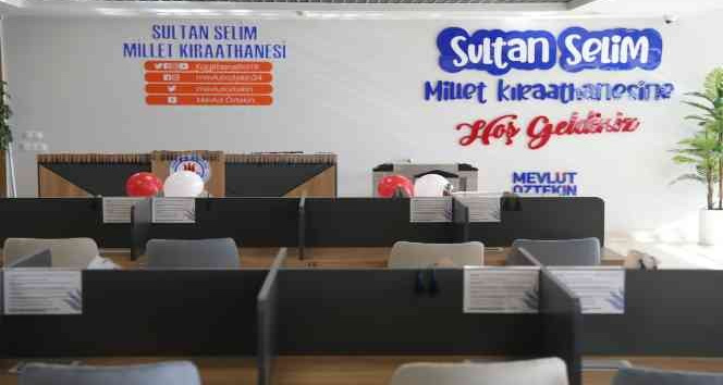 Kağıthane’de Sultan Selim Millet Kıraathanesi açıldı