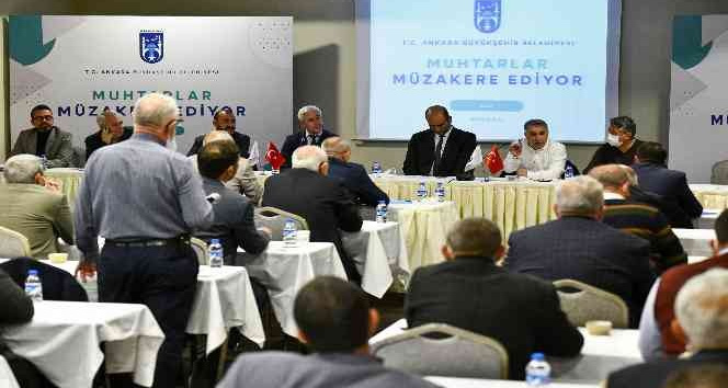 Ankara Büyükşehir, Başkentli muhtarları dinliyor