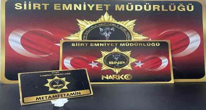 Siirt’te bir şahıs üzerinde uyuşturucu madde ele geçirildi
