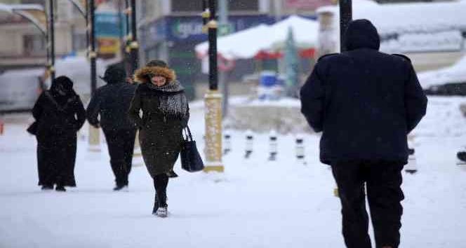 Gümüşhane’de yoğun kar yağışı etkili oldu