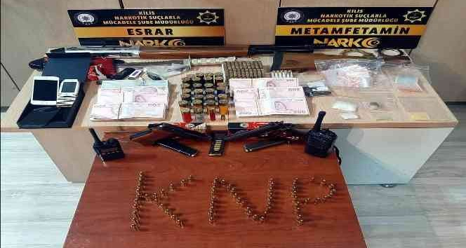 Kilis’te sokak satıcılarına yönelik uyuşturucu operasyonu