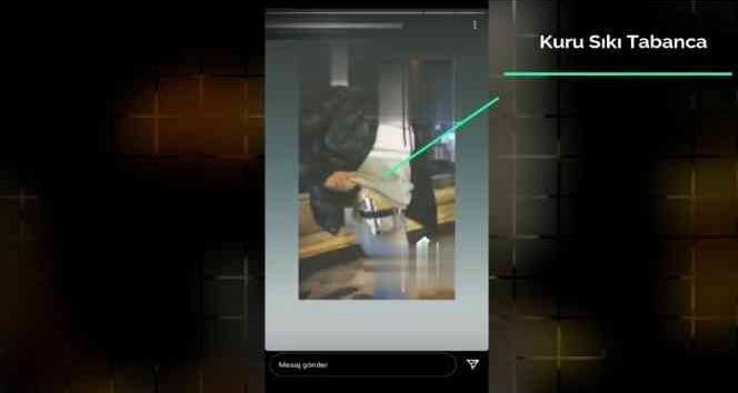 Sosyal medyada silah teşhiri yapan yabancı uyruklu şahıs sınır dışı edilecek