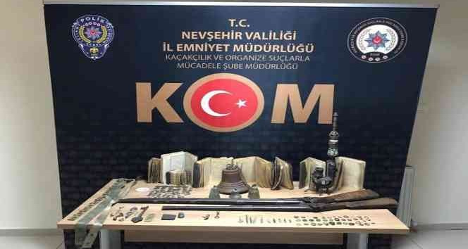 146 parça tarihi obje ele geçirildi