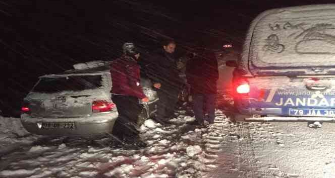 Kilis’te kapalı köy yolları açıldı