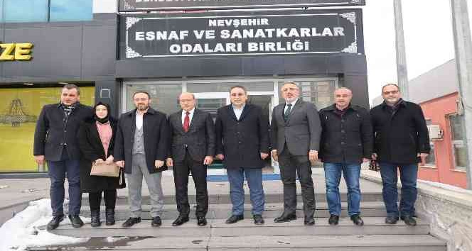 Savran ve AK Parti heyetinden, esnaf odalarına Ziyaret