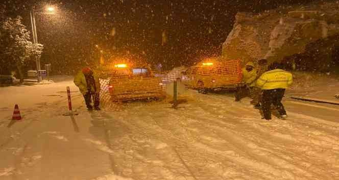 Nevşehir’de zincirsiz araçların geçişine izin verilmiyor