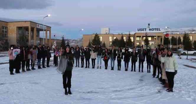 NEVÜ İzci Kulübü’nden ’Kış eğitim kampı’